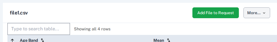Add file to request button
